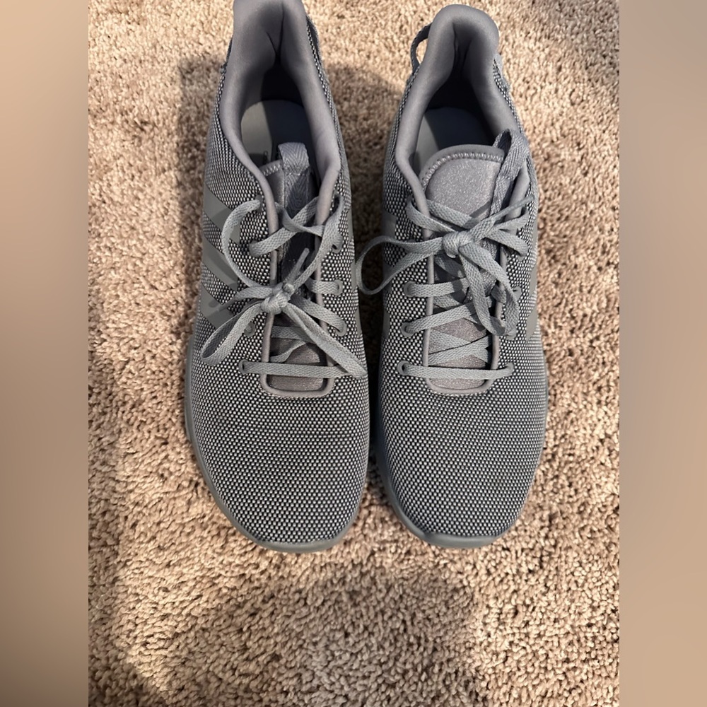 Gray Adidas sneakers